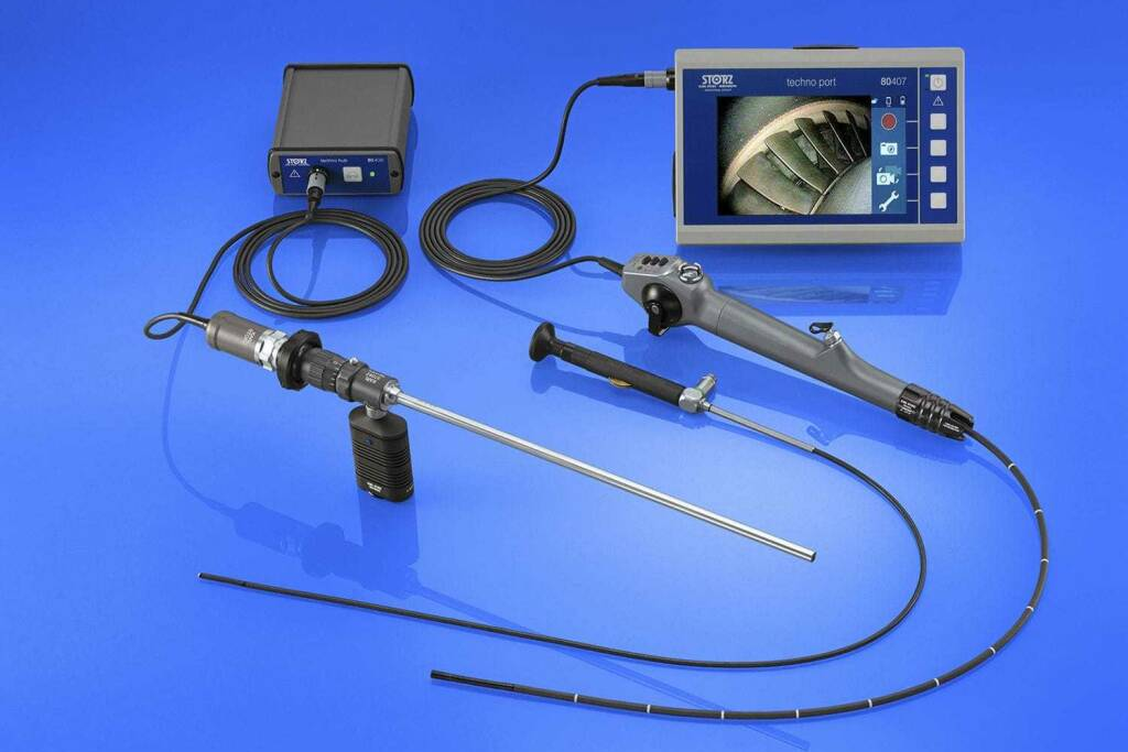 Optical laparoscope display housing